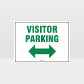 Custom Gate Signs,Visitor Parking Left And Right Arrow L Sign